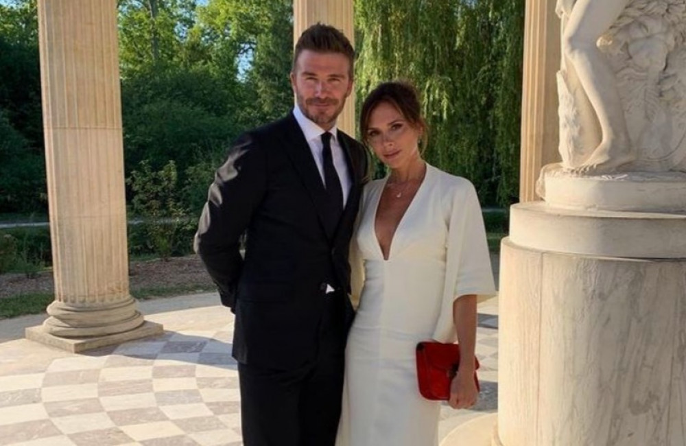 David and Victoria Beckham - Palace of Versaille - Instagram