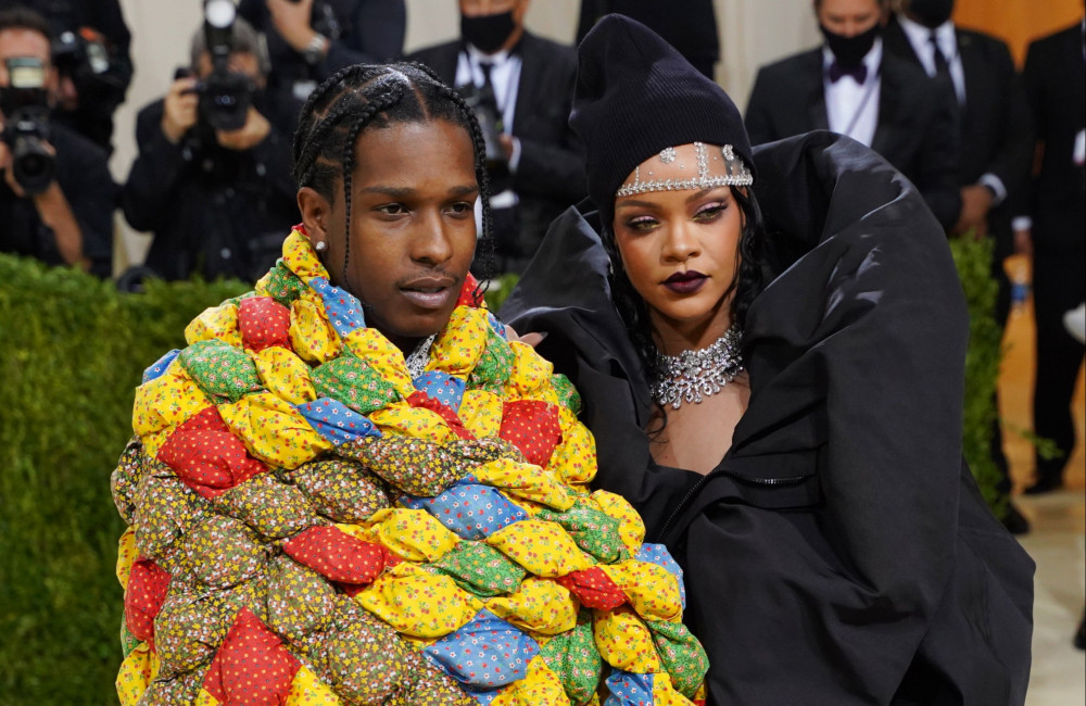 Rihanna and ASAP Rocky - SEP 2021 - Getty - Met Gala