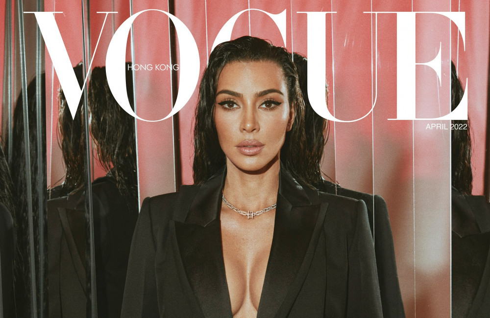 Kim Kardashian covers Vogue Hong Kong Mar 2022 ONE USE