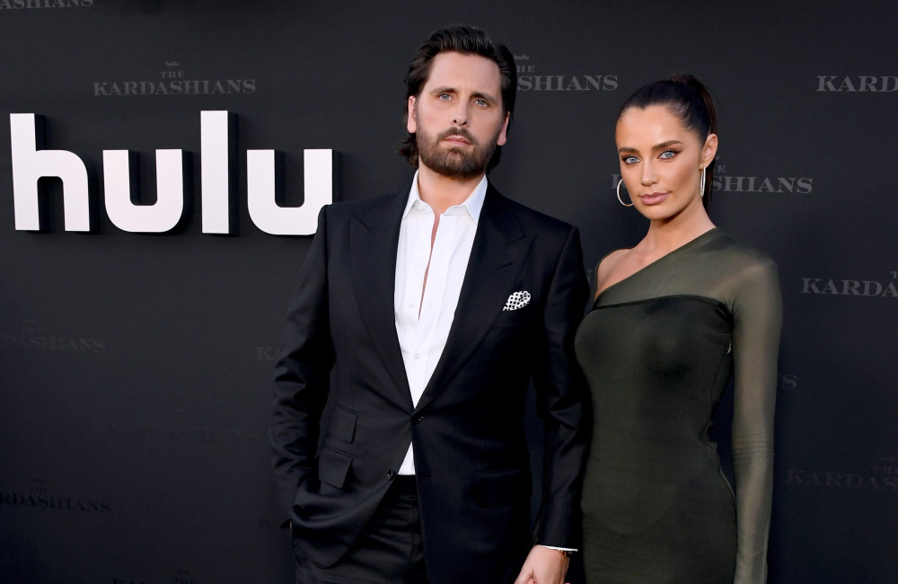 Scott Disick and Rebecca Donaldson - The Kardashians premiere 2022 - Getty