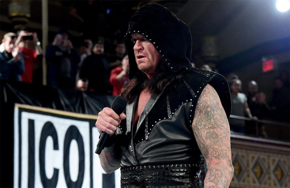 The Undertaker The Undertaker - RAW 25th anniversary - JAN 18 - WWE.com - ONE USE