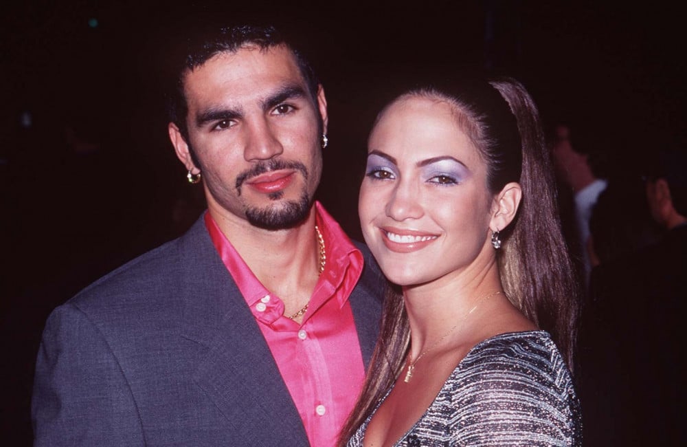 Jennifer Lopez and Ojani Noa - U Turn - Los Angeles Premiere - 1997- Getty