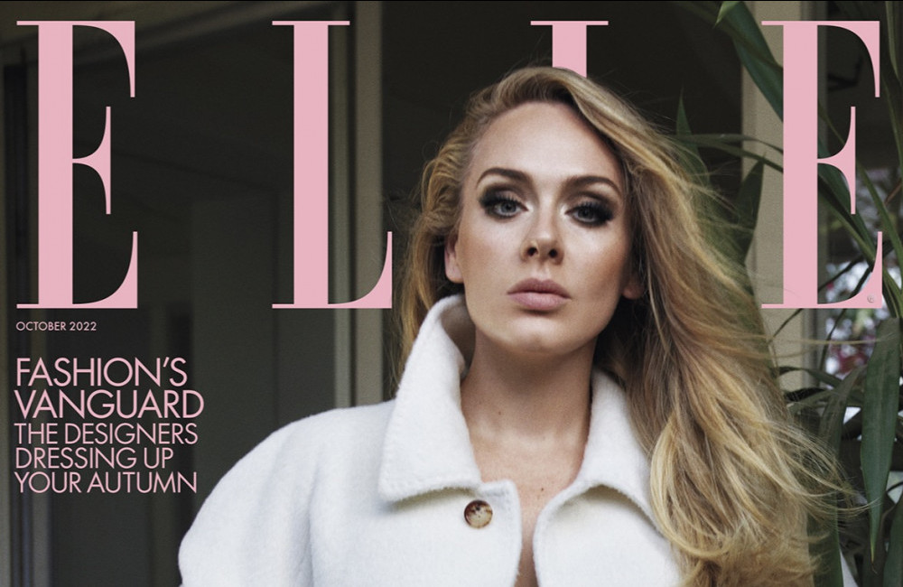 Adele Cover Image ELLE UK / Mario Sorrenti