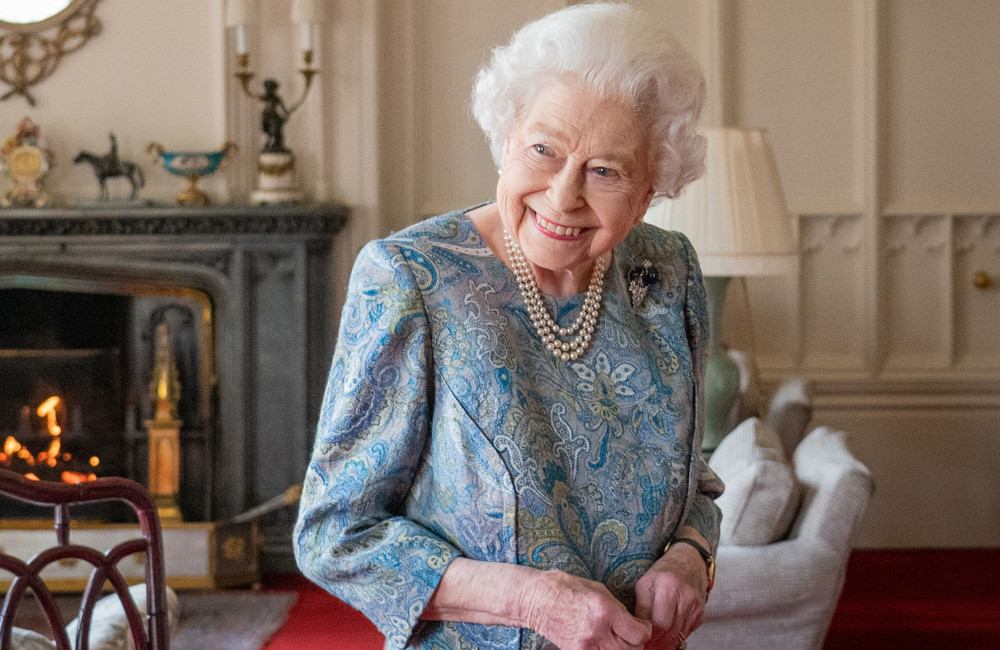 Queen Elizabeth II attends an audience - President of Switzerland - 2022 - Getty