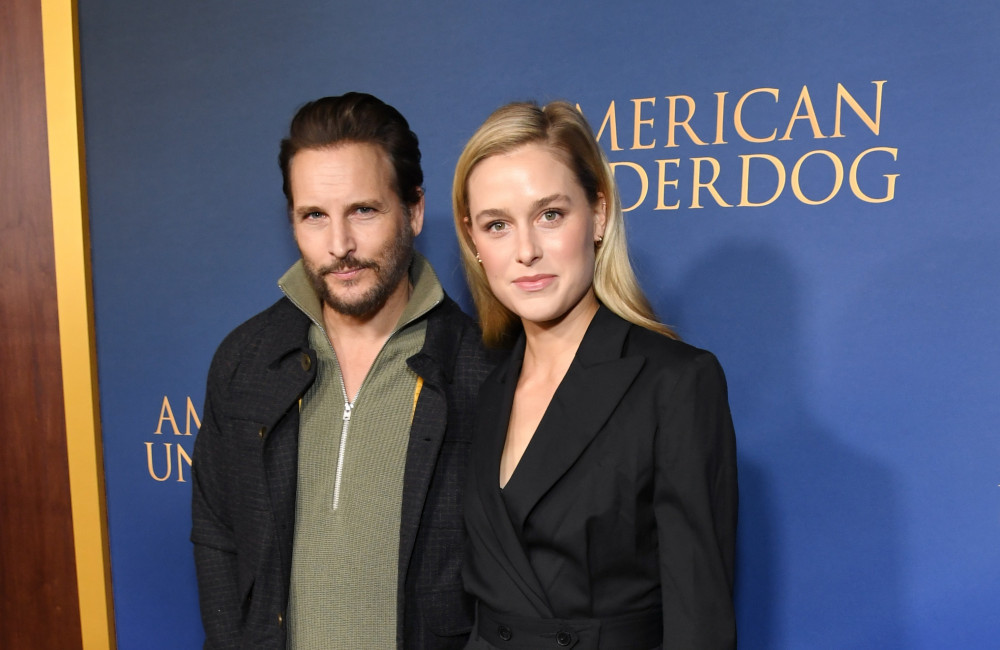 Peter Facinelli and Lily Anne Harrison - American Underdog premiere - TCL Chinese Theatre -LA- Getty