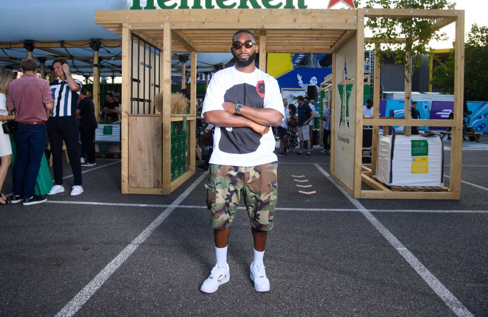 Tinie Tempah - Heineken Greener Bar - July 2021