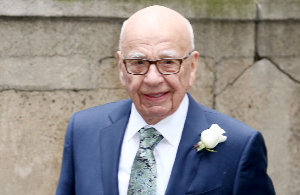 Rupert Murdoch at St. Bride's Church on Fleet Street March 2016 - Avalon