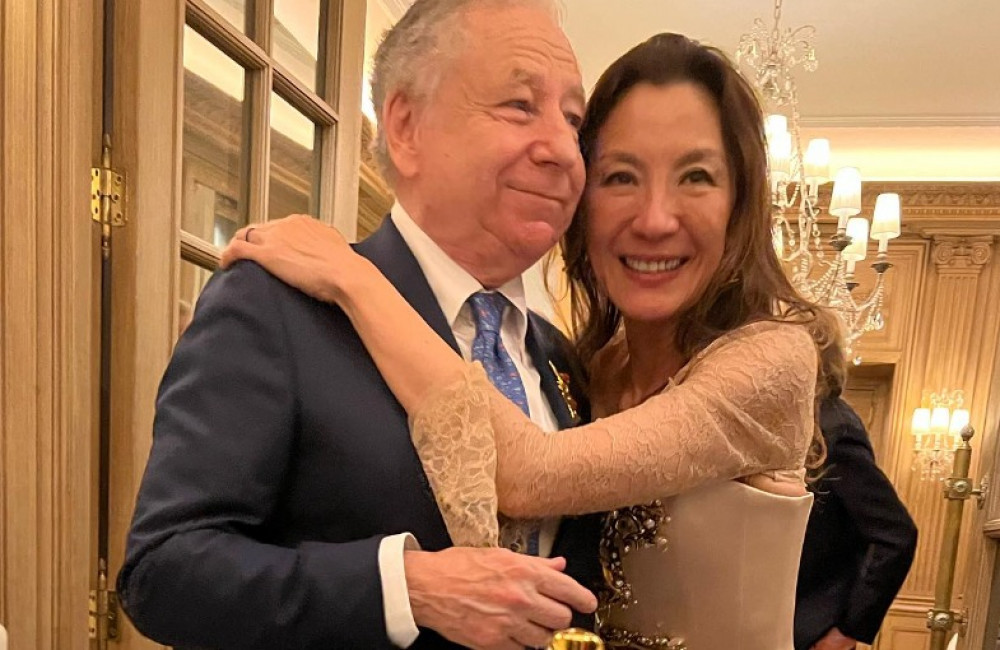 Michelle Yeoh and husband Jean Todt - Instagram Felipe Massa