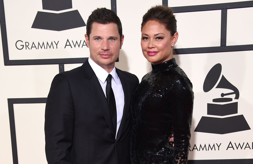 Nick and Vanessa Lachey Grammy Awards 2016 Photoshot