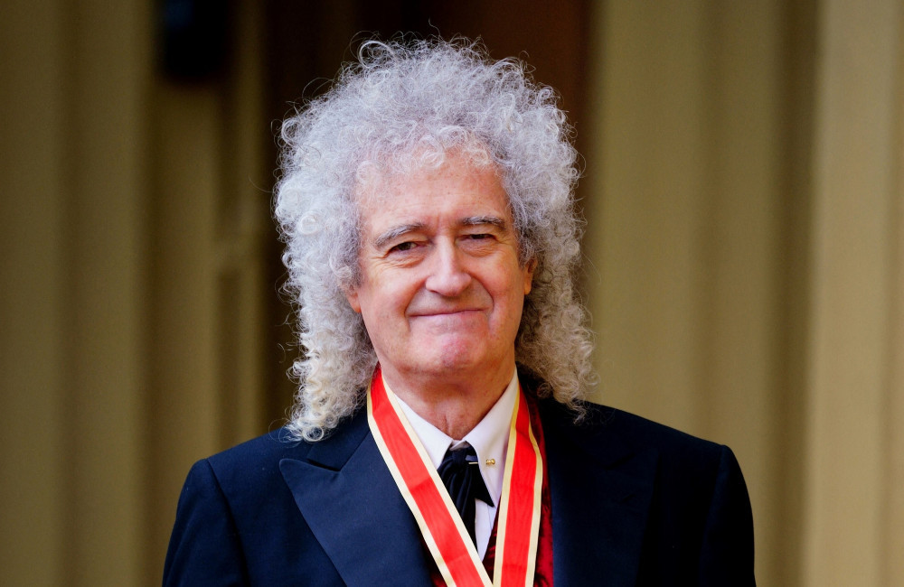 Brian May - Knighted - 2023 - Getty