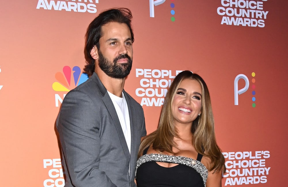 Jessie James Decker (pregnant) and Eric Decker - Sept 2023 - People's Choice Country Awards - Getty