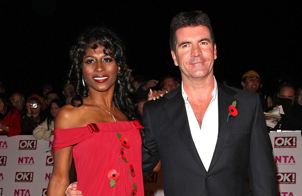 Sinitta and Simon Cowell - OCT 08 - National Television Awards