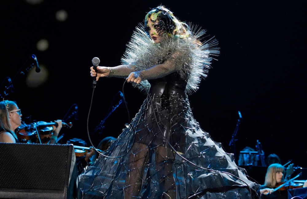 Bjork performs at The 2023 Coachella Valley Music And Arts Festival - Getty