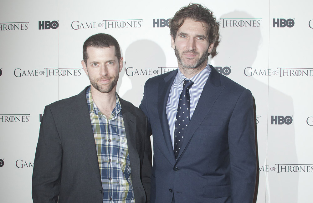 D.B. Weiss and David Benioff - Game of Thrones launch - Feb 2012 - Photoshot