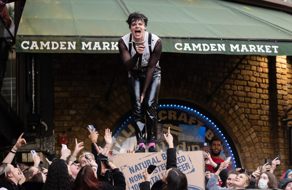 Yungblud performs live at the announcement of Bludfest 2024 at Camden Stables - Getty