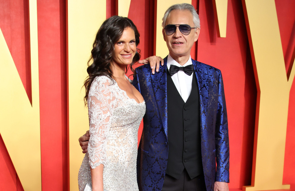 Veronica Berti and Andrea Bocelli - 2024 Vanity Fair Oscar Party - GETTY - MAR 2024