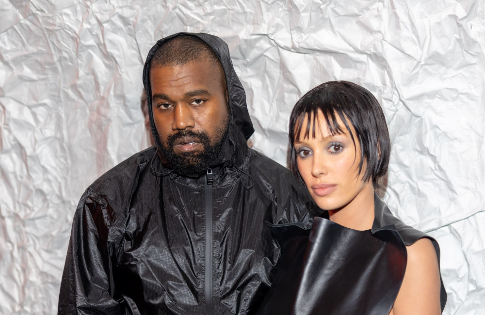 Kanye West and Bianca Censori  -Milan Fashion Week Womenswear 2024 - Getty