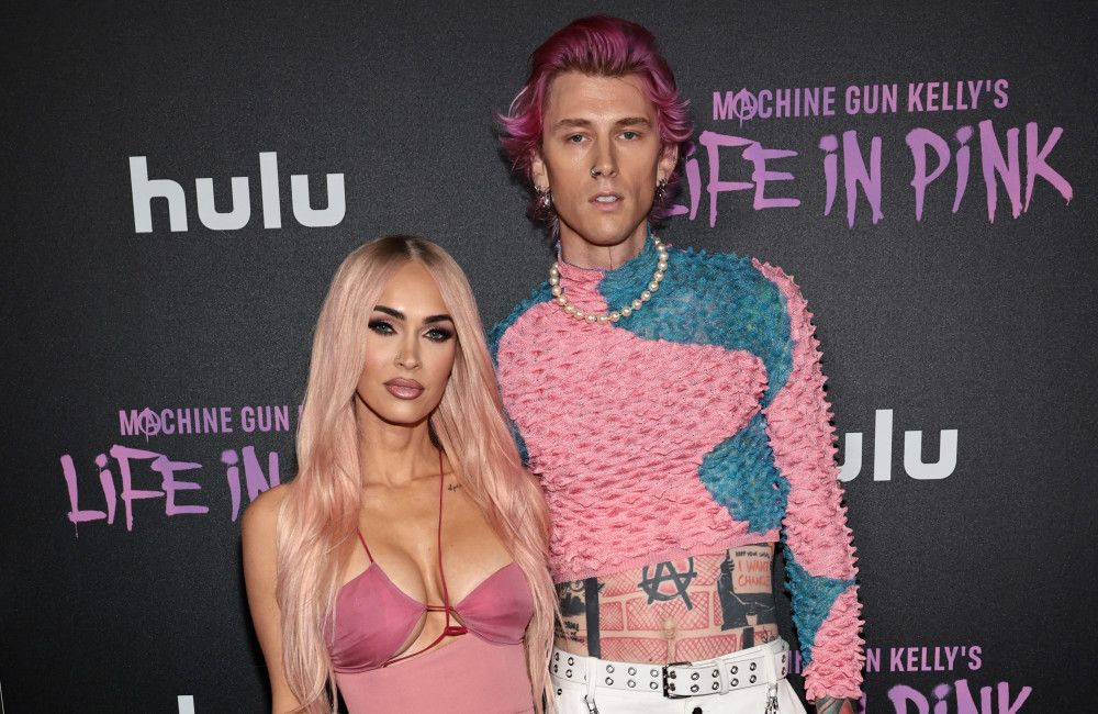 Megan Fox and Colson Baker -Machine Gun Kelly - Machine Gun Kelly's Life In Pink - Premiere - Getty