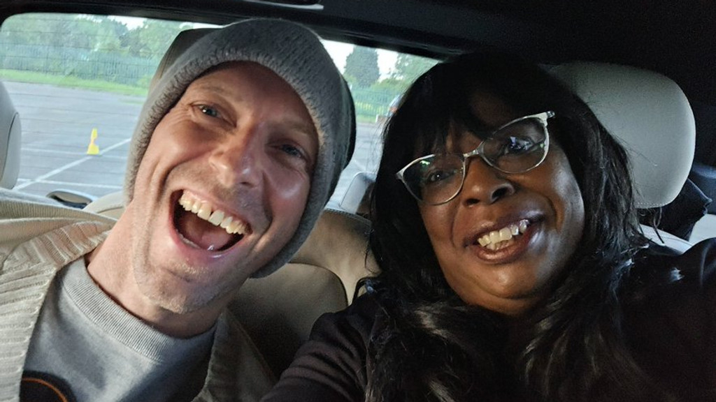 Chris Martin und Saundra Glenn