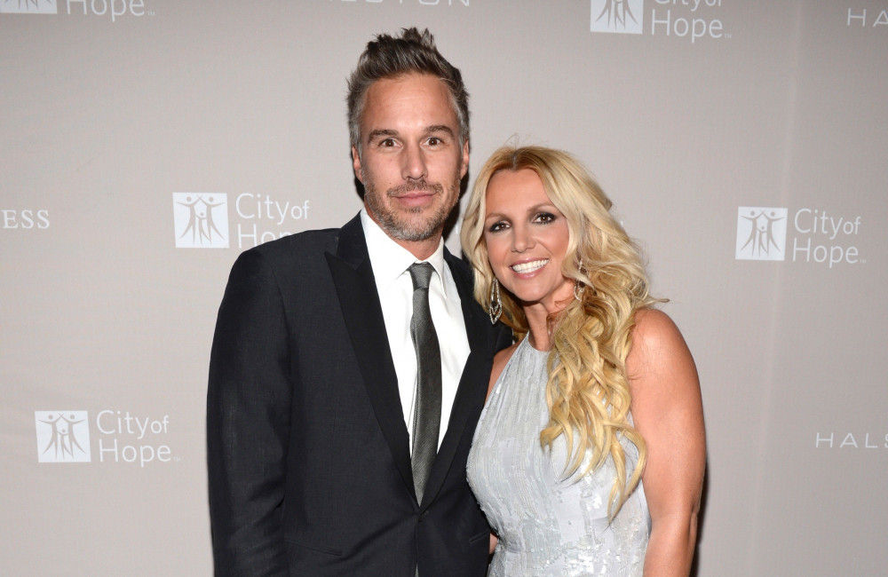 Jason Trawick And Britney Spears - Spirit Of Life Awards - Exchange LA - October 10th 2012 - Getty