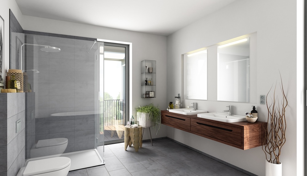 In einem stilvollen Badezimmer fühlt man sich immer wohl. Foto: Adobe / KB3