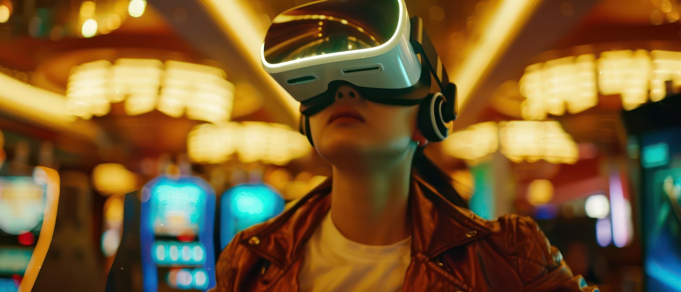 Ein ganz neues Erlebnis mit VR-Brille. Foto: Adobe / JK_kyoto Ein ganz neues Erlebnis mit VR-Brille. Foto: Adobe / JK_kyoto