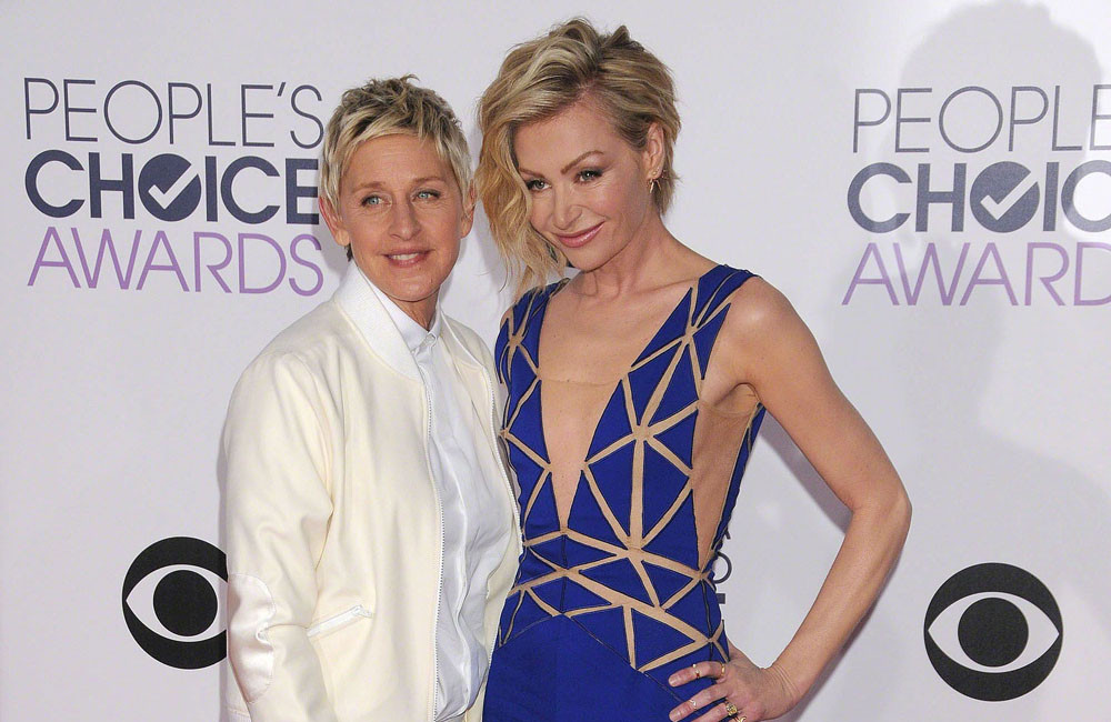 Ellen DeGeneres and Portia de Rossi - JAN 15 - Peoples Choice Awards
