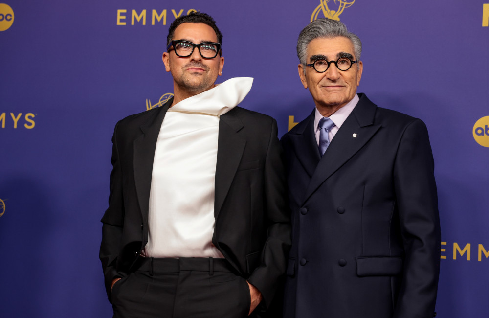 Dan Levy and Eugene Levy arriving at the 76th Primetime Emmy Awards LA Sept 2024 – Getty Dan Levy and Eugene Levy arriving at the 76th Primetime Emmy Awards LA Sept 2024 - Getty