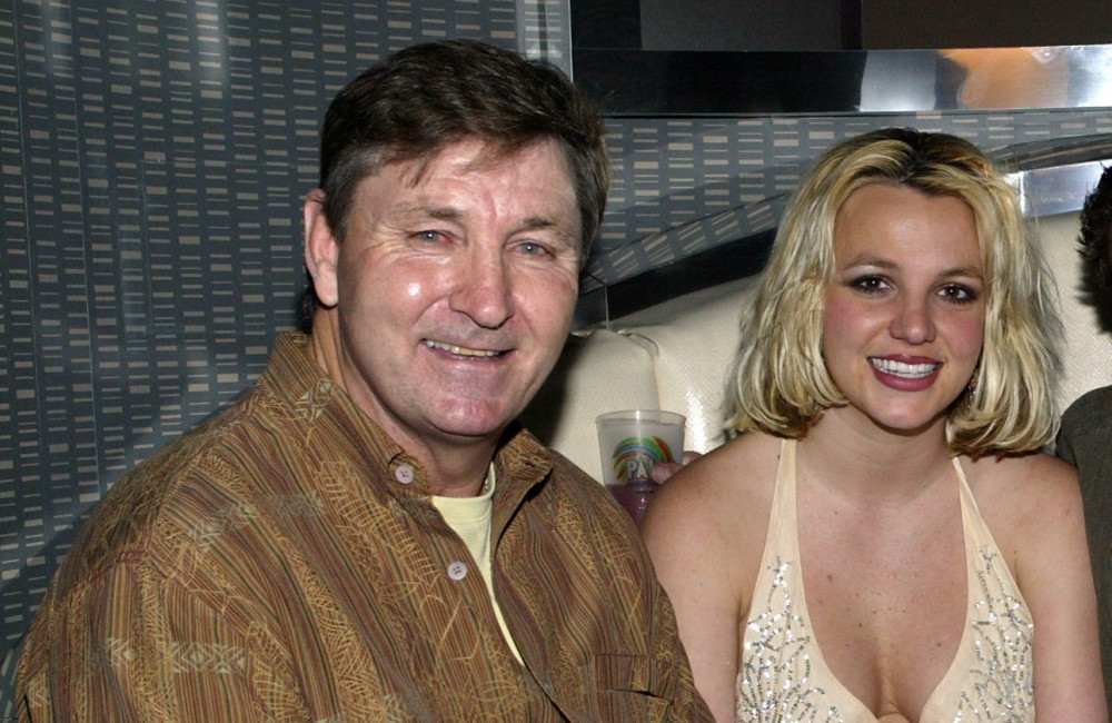 Britney Spears and Dad Jamie - Palms Home Poker Host Launch in Las Vegas - Getty