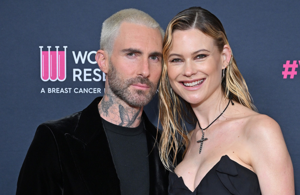 Adam Levine and Behati Prinsloo attend The Women's Cancer Research Fund Gala March 2023 - Getty