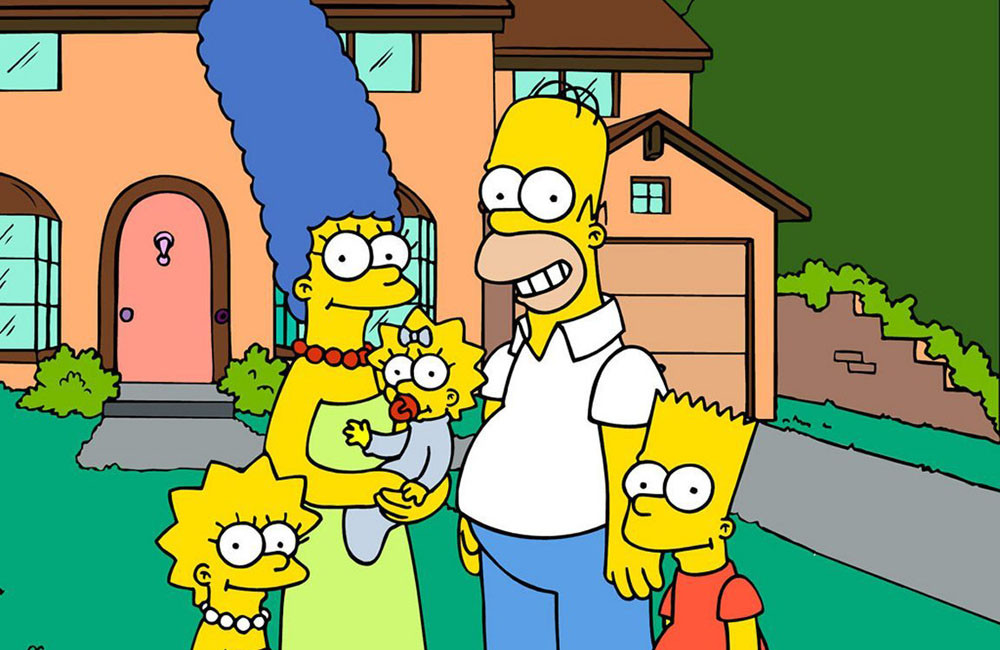 The Simpsons family