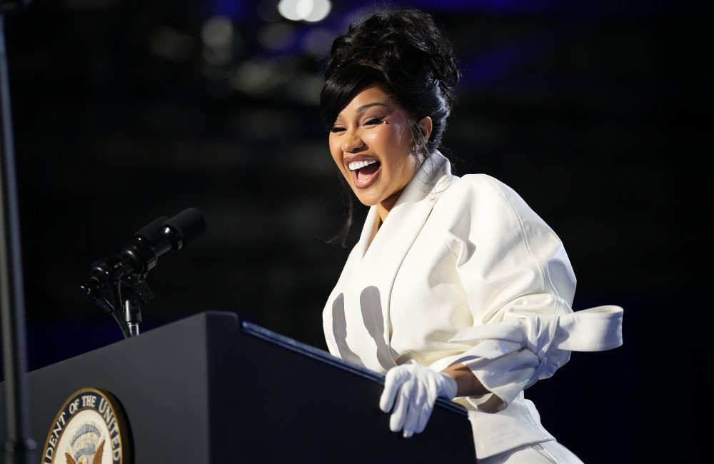 Cardi B - Kamala Harris Rally - Wisconsin - November 1st 2024 - Andrew Harnik - Getty
