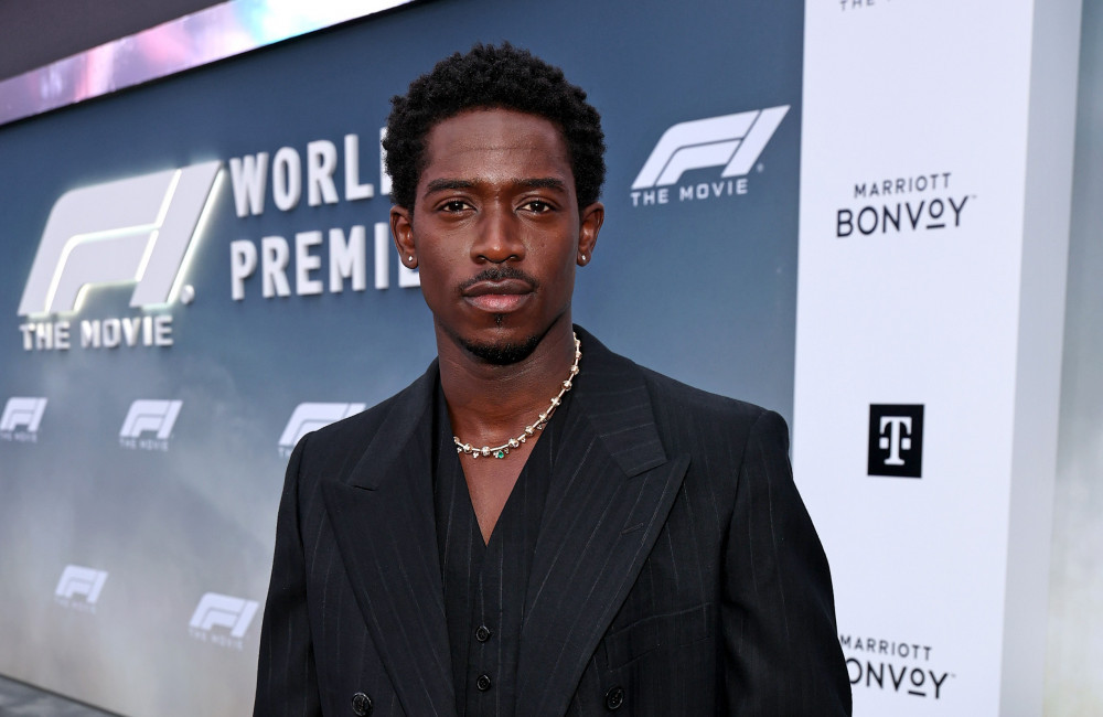 Damson Idris attends the World Premiere of F1 The Movie in Times Square - Getty