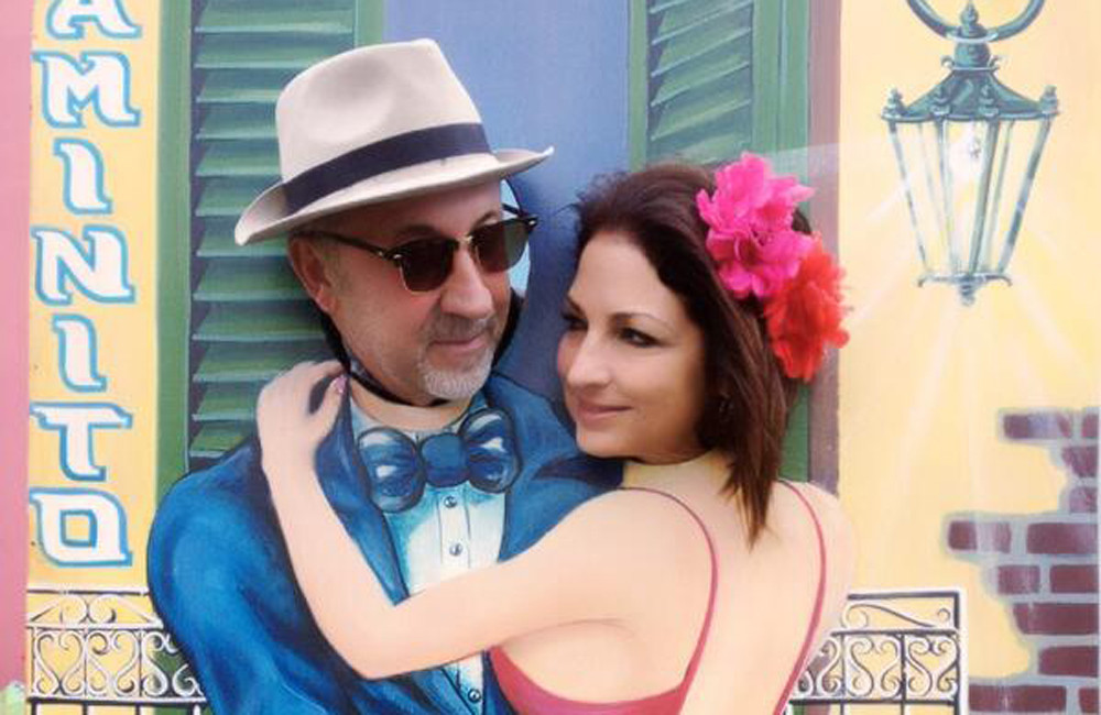 Gloria and Emilio Estefan. Buenos Aires. Twitter. August 13