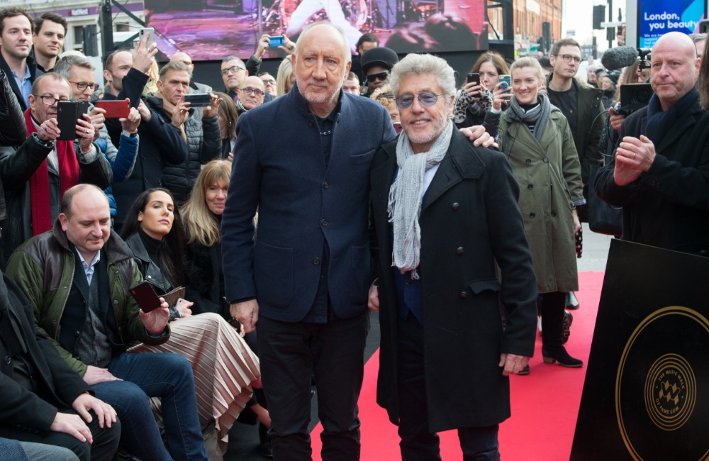 The Who Pete Townshend and Roger Daltrey at Music Walk of Fame ceremony - Getty - Nov 19