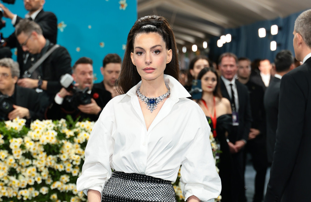 Anne Hathaway at Met Gala 2025 May in NY - Getty