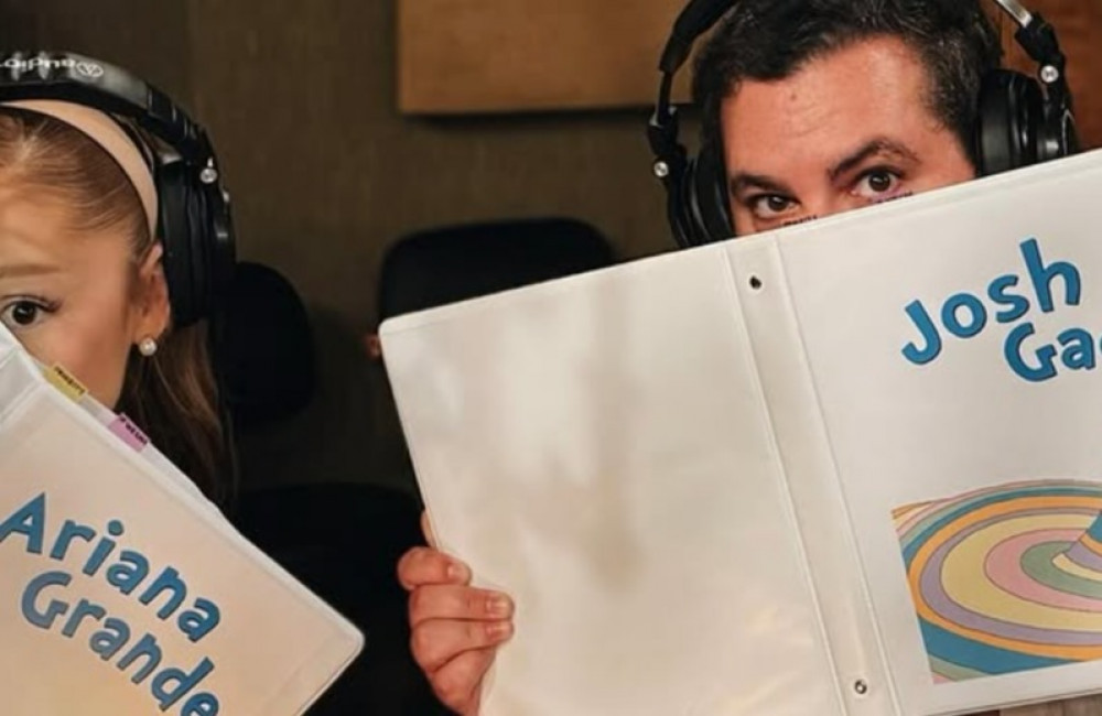 Ariana Grande and Josh Gad Dr Seuss announcement - ONE USE Instagram Warner Bros - July 2025