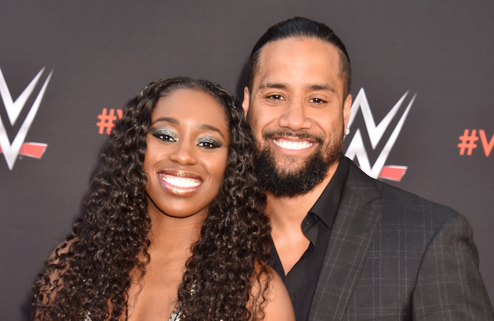 WWE superstars Naomi and Jimmy Uso at Emmy event - Avalon - June 2018