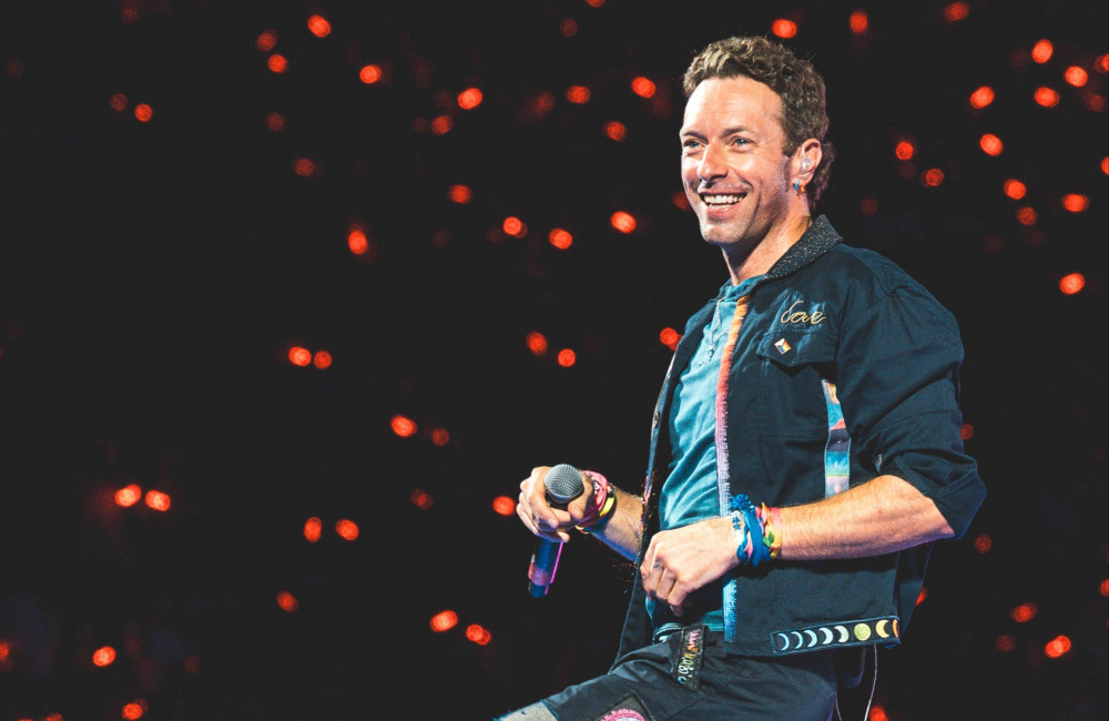 Coldplay singer Chris Martin - AVALON - Wembley Stadium London - 22 August 2025