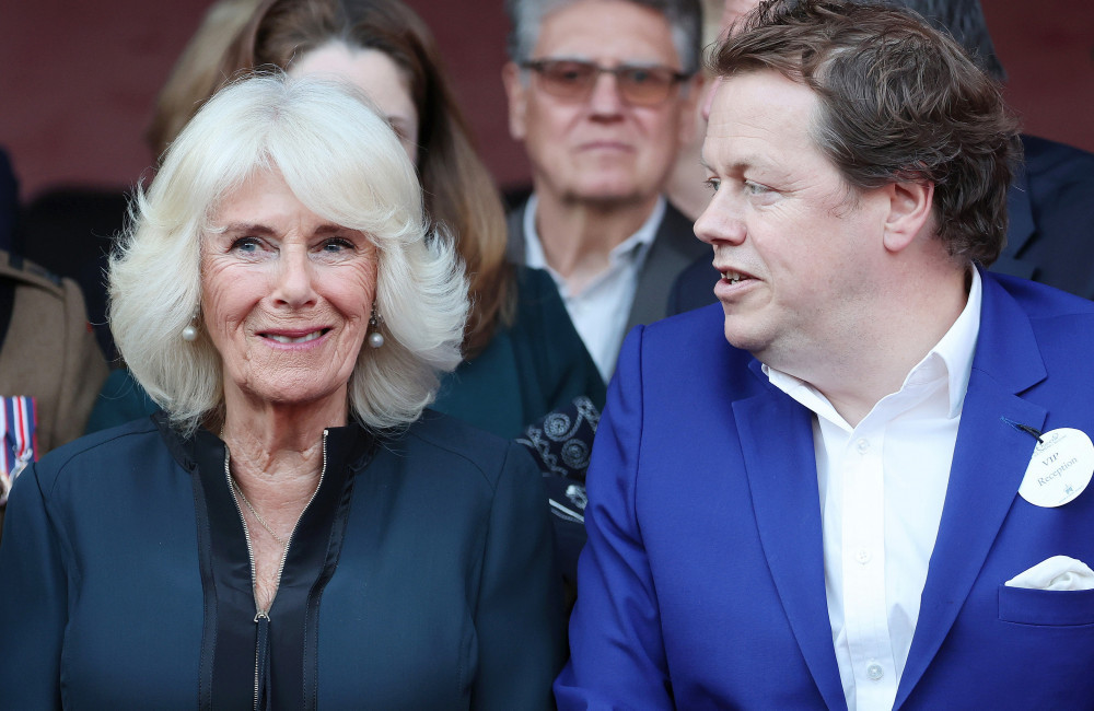 Queen Camilla and Tom Parker Bowles - June 2024 -Hampton Court Palace - London - Avalon