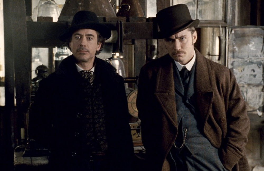 Robert Downey Jr and Jude Law - Avalon - 2009 - Sherlock Holmes