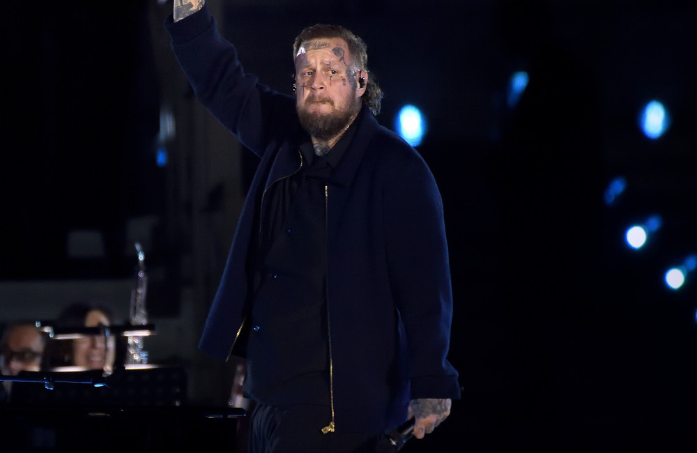 Jelly Roll on stage in the Vatican City at Grace For The World event - Avalon - September 2025