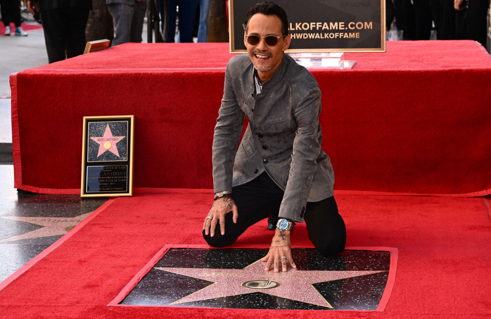 Marc Anthony receives a star on the Hollywood Walk of Fame Sept 2023 - Getty