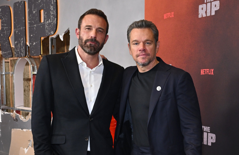Ben Affleck and Matt Damon attend The RIP World Premiere NY - Netflix - Getty