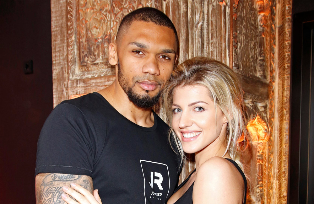 Sarah Nowak und Dominic Harrison - 10.04.17 Hamburg - Eventpress Golejewski