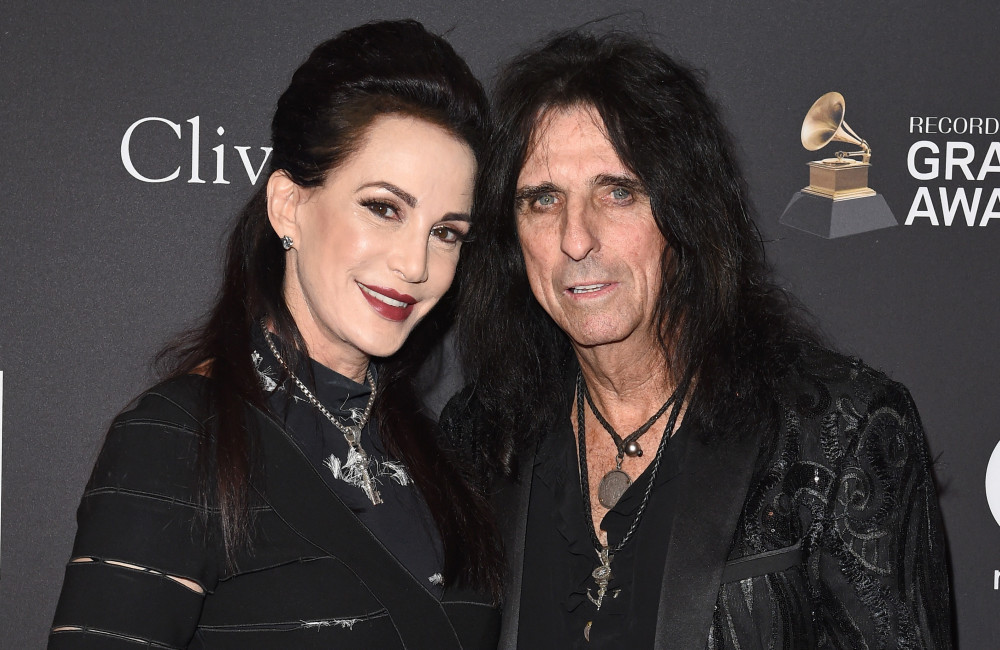 Alice Cooper and wife Sheryl - 2019 Pre-GRAMMY Gala - Getty