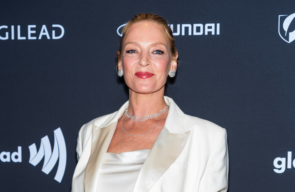 Uma Thurman attends the 35th Annual GLAAD Media Awards -  Getty