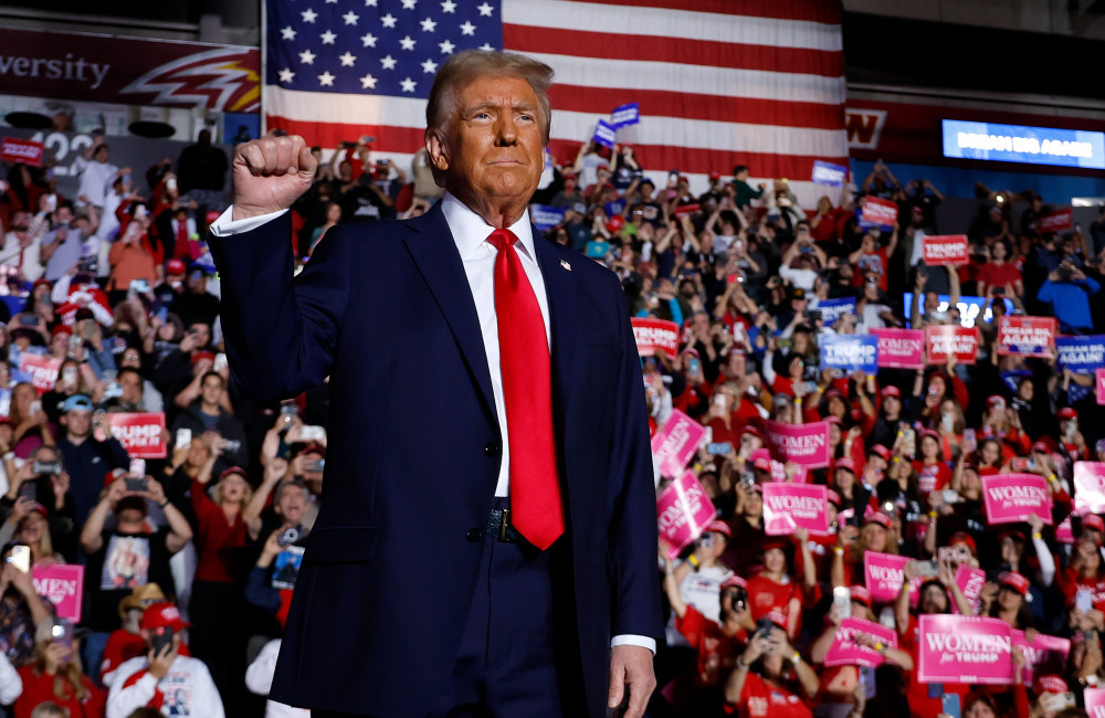 Donald Trump campaigns in Pennsylvania - Getty - November 2024