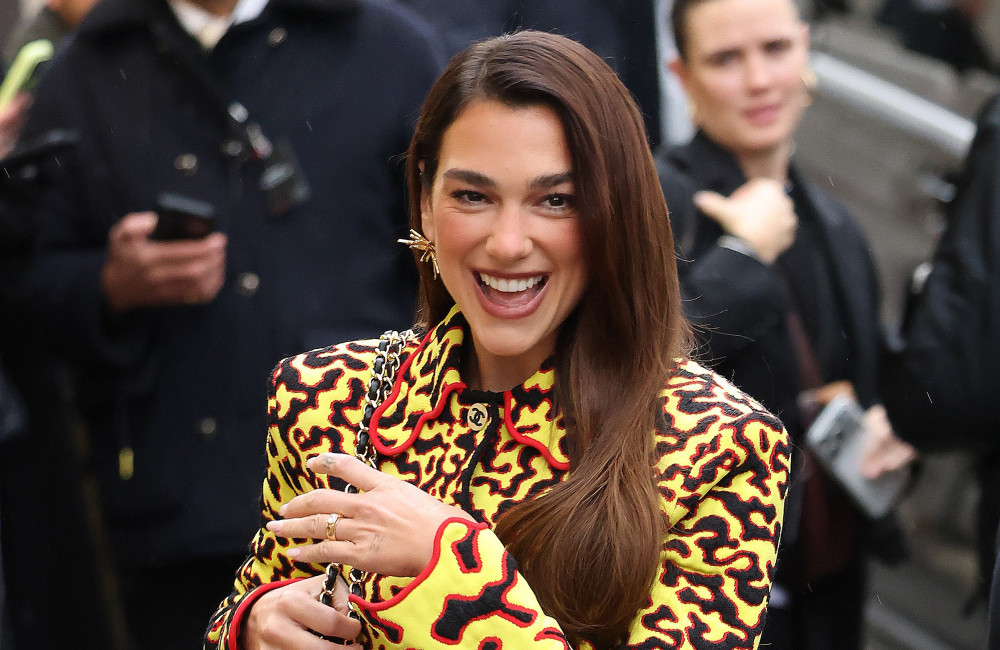 Dua Lipa arriving for Chanel during the Haute Couture Spring Summer 2026 - PFW - Getty