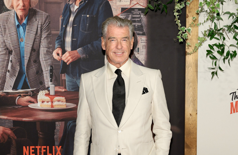 Pierce Brosnan attends the NYC Special Screening of The Thursday Murder Club - Getty